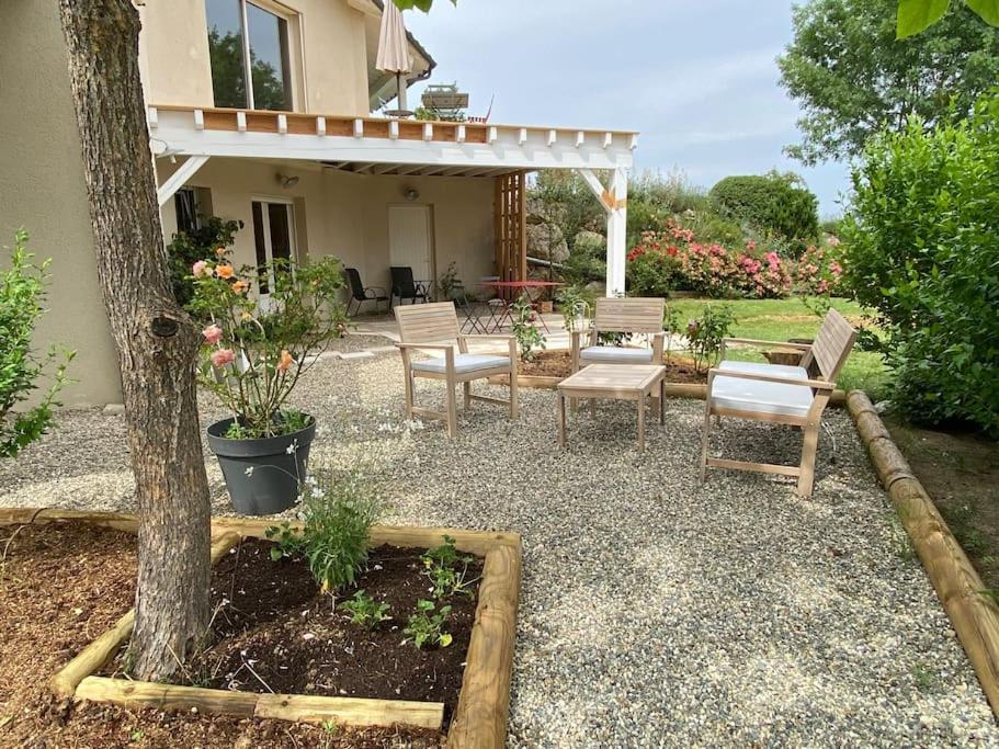 Logement Entier De Charme, Gite Equestre Gers Flamarens Bagian luar foto